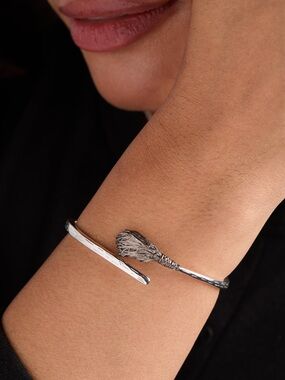 The Wizard of Oz™ Wicked Witch Broom Bypass Cuff Bracelet by Alex & Ani